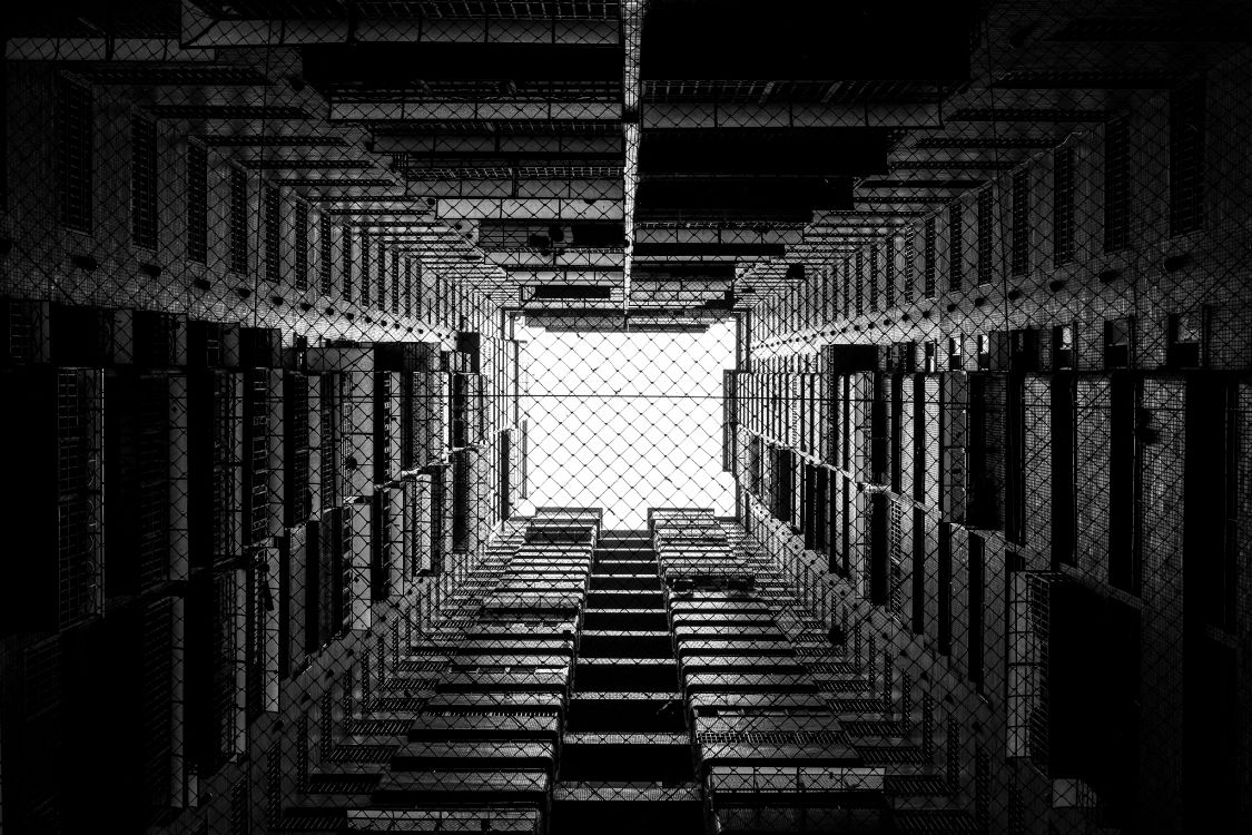 Обои здание, черный, монохромный, линия, архитектура в разрешении 5828x3885