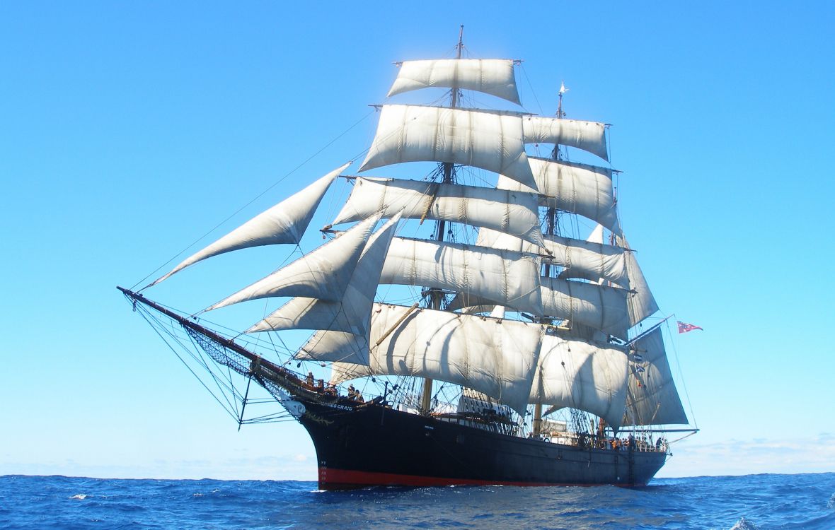 Обои Джеймс Крэйг, Сидней Парк Наследия, Высокий Корабль Джеймс Крэйг, парусник, высокий корабль в разрешении 3212x2041