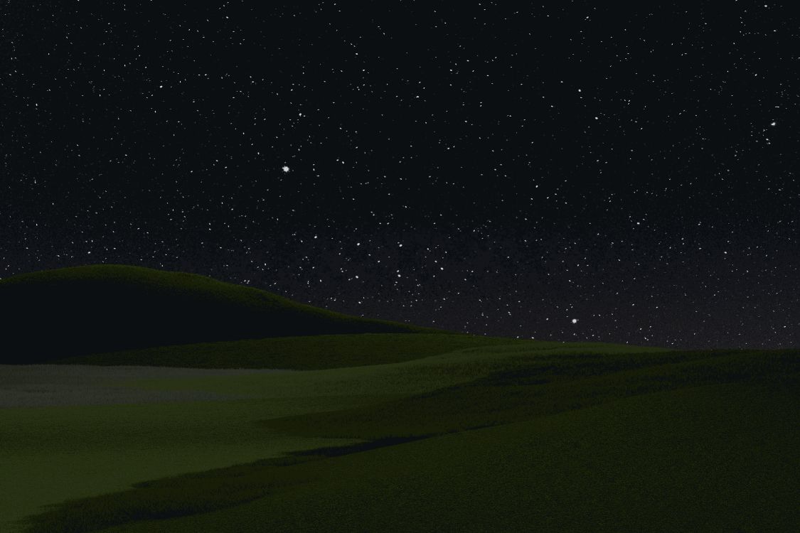 Обои Microsoft Surface, Microsoft Surface Pro, биом, ночь, дорога в разрешении 4500x3000