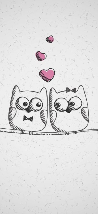 Обои годовщина свадьбы, свадьба, рисование, пасть, арт в разрешении 1080x2340