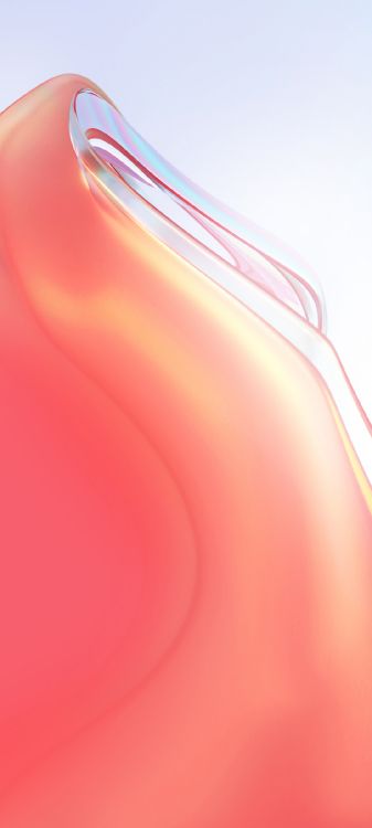 Обои Апельсин, дизайн, рисование, визуальное искусство, жидкий в разрешении 1080x2400