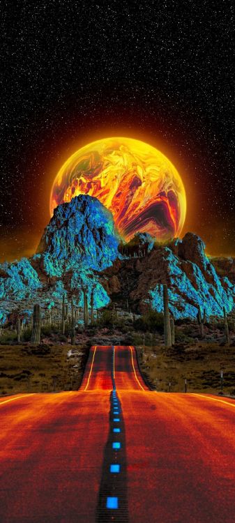 Обои природа, 2023, арт, атмосфера, мир в разрешении 1080x2400