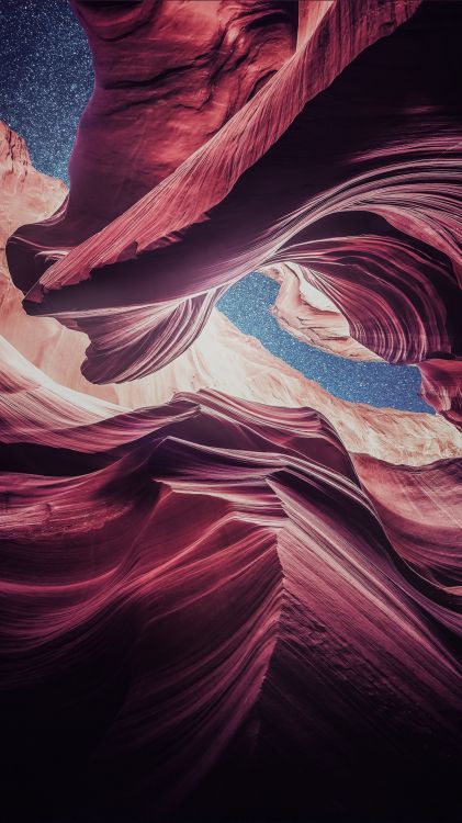 Обои каньон антилопы, большой каньон, каньон, достопримечательность, планшет в разрешении 1080x1920