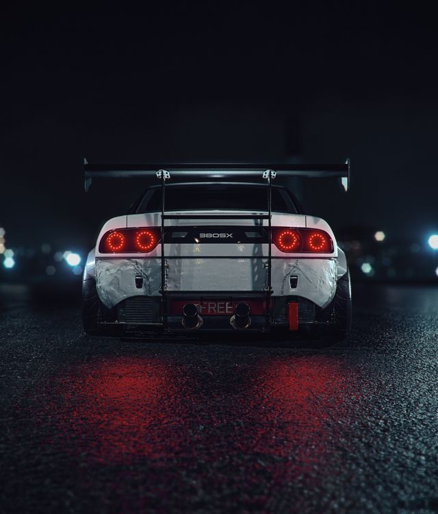 Обои Ниссан, суперкар, спорткар, автомобильное освещение, выхлопная система в разрешении 1920x2247