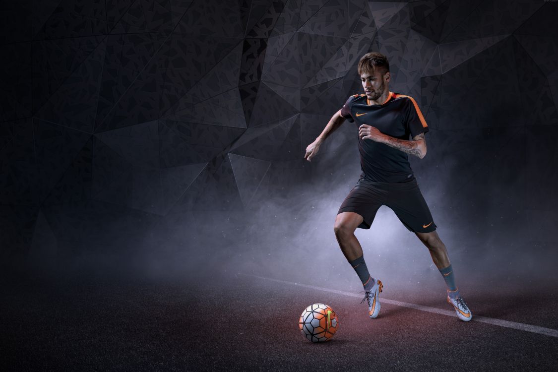 Обои ФК Барселона, Футбольный игрок, футбол, занятие спортом, мяч в разрешении 9600x6400