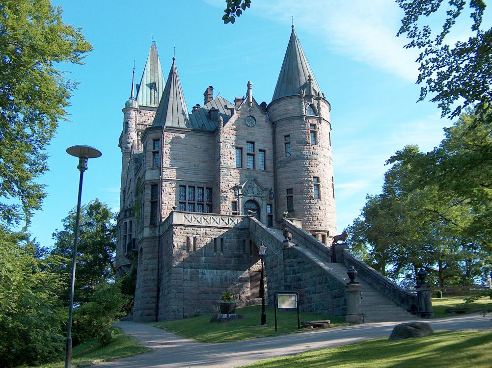 Обои ВКЛЮЧАЮТ СЛОТТ, замок, средневековая архитектура, здание, величественный дом в разрешении 2608x1952