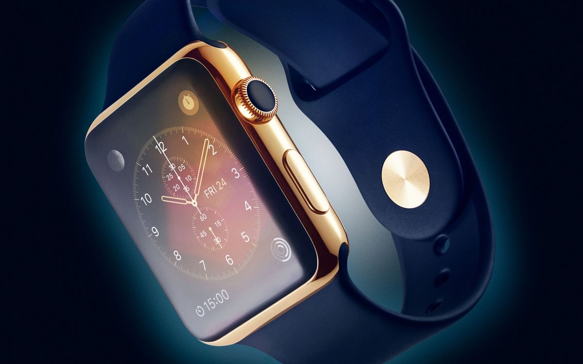 Обои apple, умные часы, часы, гаджет, электронное устройство в разрешении 2880x1800