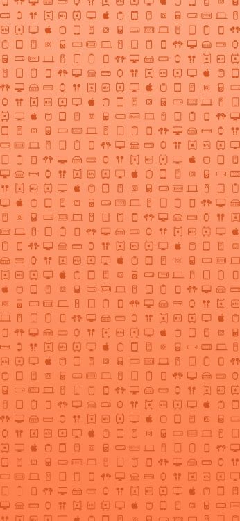 Обои яблоко, ios, iOS 14, коричневый цвет, Янтарь в разрешении 1170x2532