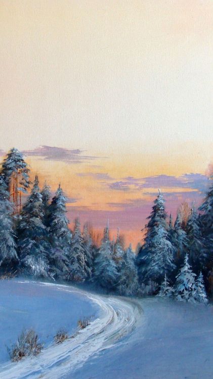 Обои арт, живопись, пейзажная живопись, художник, иллюстрация в разрешении 1080x1920