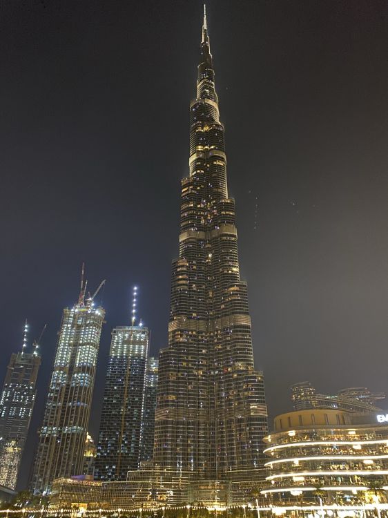 Обои Дубай, Бурдж Халифа, грамм, небоскреб, башня в разрешении 1536x2048