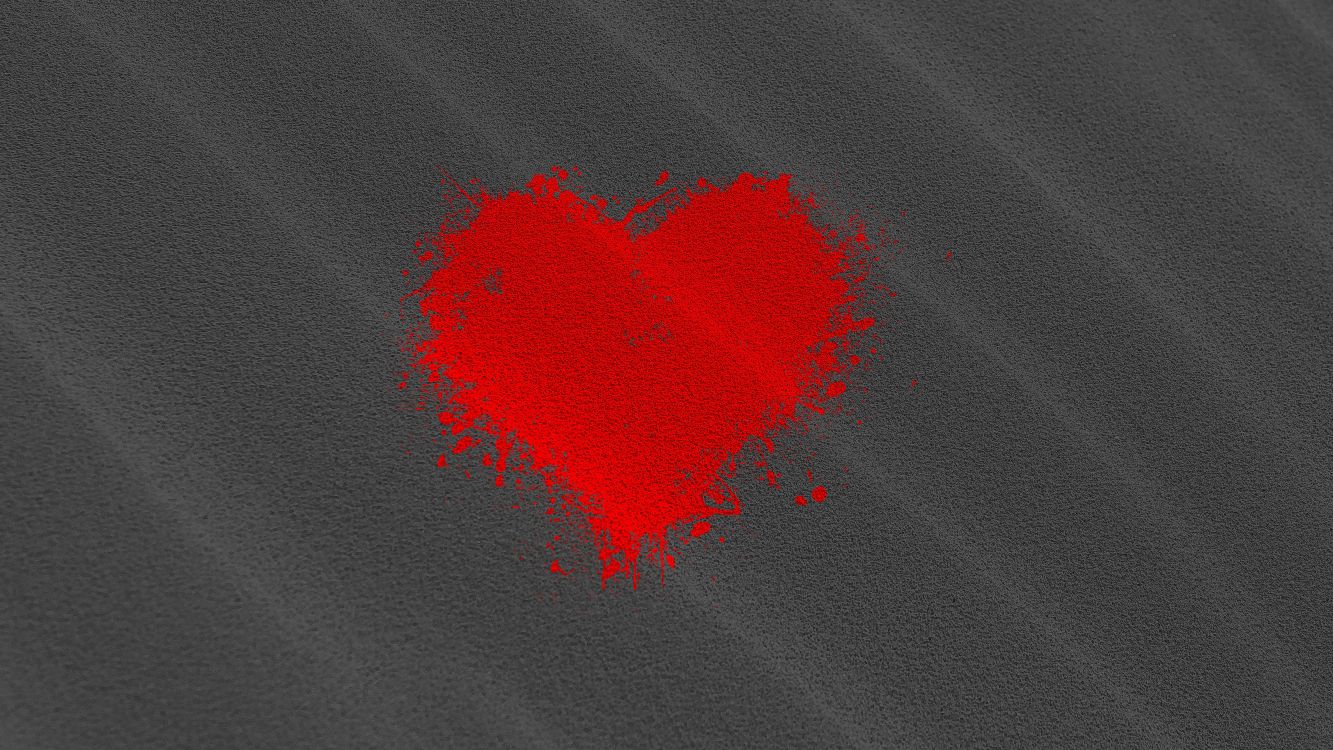 Обои текстура, красный цвет, сердце, кармин, коклико в разрешении 4096x2304