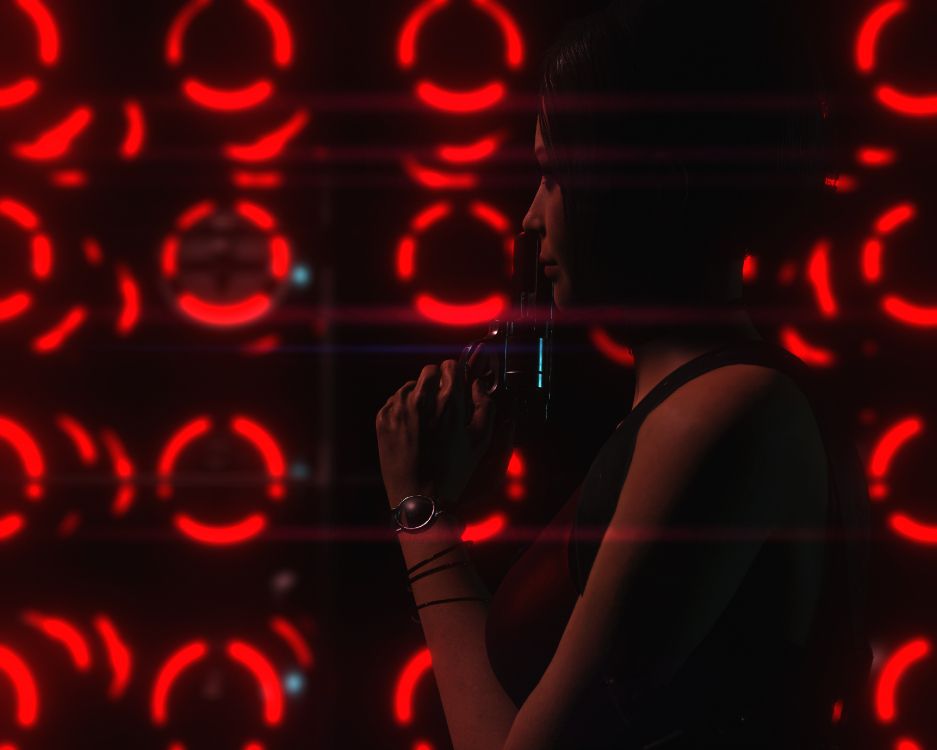 Обои сердце, свет, Леон С Кеннеди, Обитель Зла 2, Ады Вонг в разрешении 3600x2880