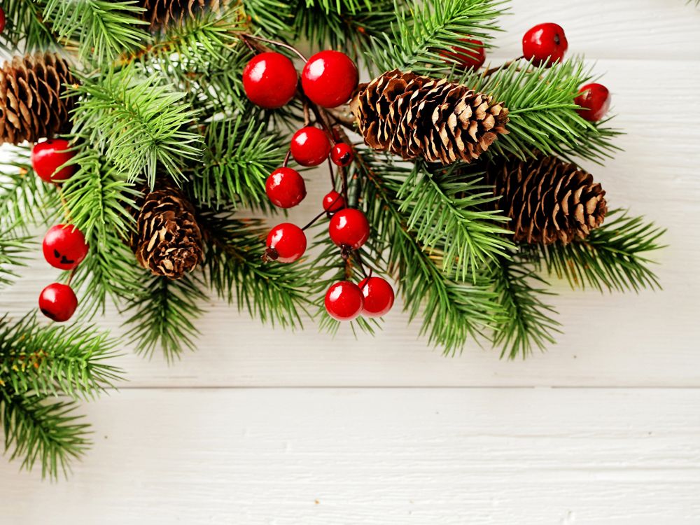 Обои Рождественский день, праздник, дерево, Рождественские украшения, рождественский орнамент в разрешении 1920x1440