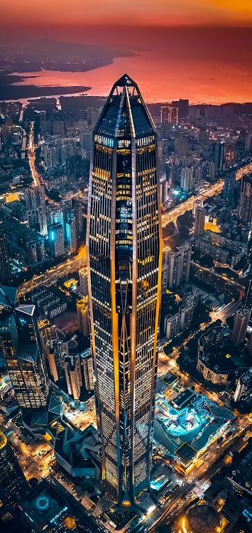 Обои небоскреб, здание, атмосфера, вышка, мир в разрешении 1421x3000