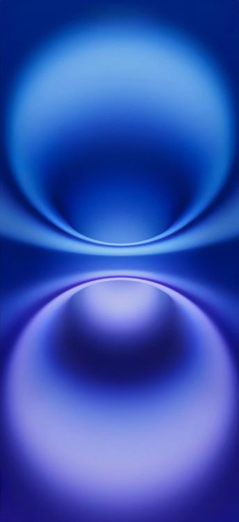 Обои ультрамарин, iPhone 16 Pro, арт, Эпл, жидкий в разрешении 1882x4096