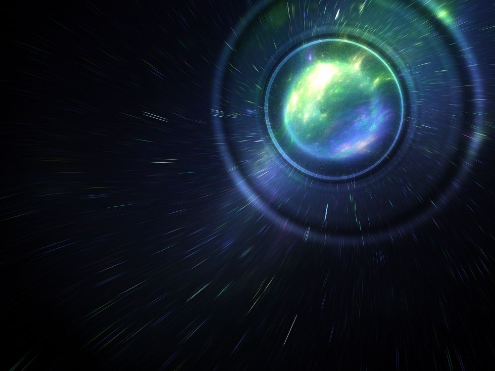 Обои атмосфера, цифровое искусство, астрономический объект, космос, круг в разрешении 2200x1650