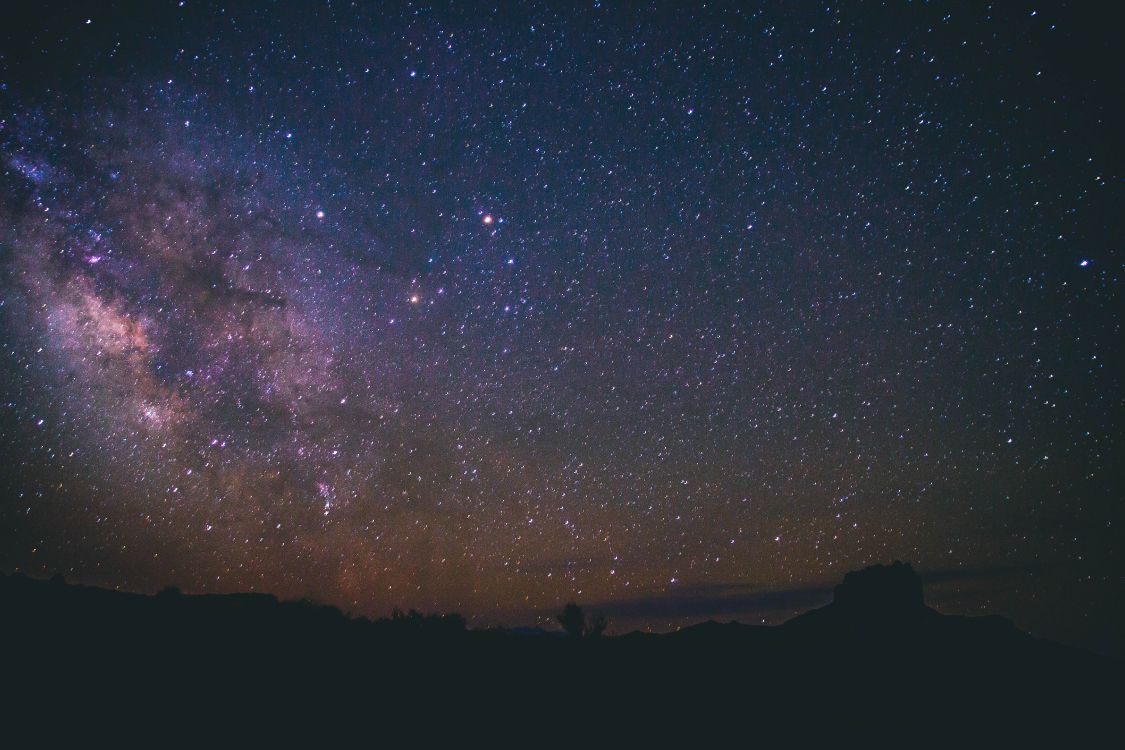 Обои звезда, ночное небо, ночь, Галактика, атмосфера в разрешении 5760x3840