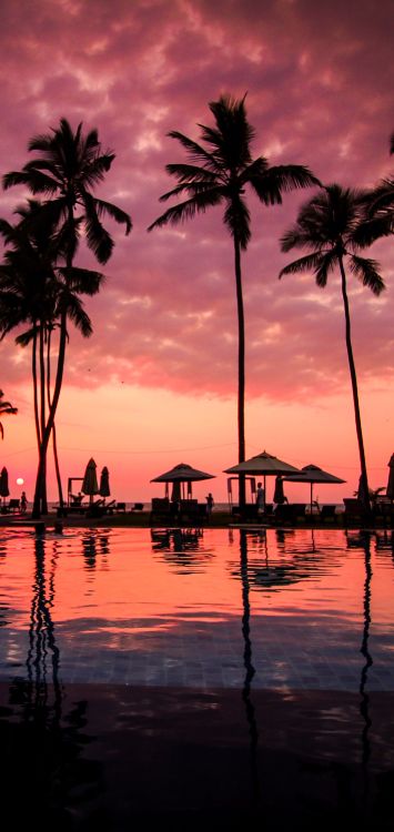 Обои облако, вода, атмосфера, дневное время, послесвечение в разрешении 1420x3000