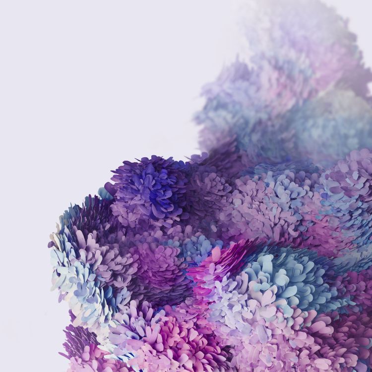 Обои Samsung Galaxy, Samsung, Samsung Galaxy S20, андроид, пурпур в разрешении 3200x3200