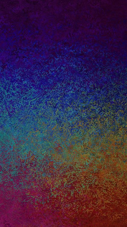 Обои абстрактное искусство, синий, красочность, желтый, пурпур в разрешении 2160x3840