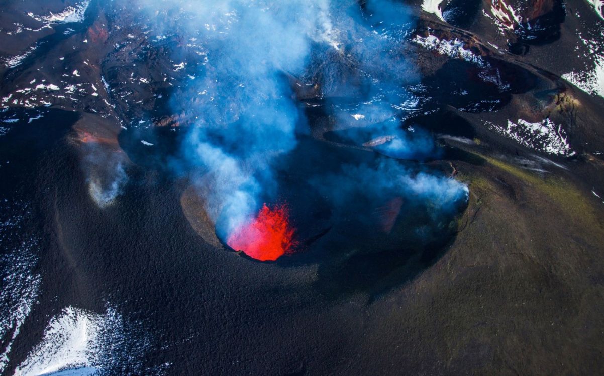 Обои вода, вулкан, лед, яблоко, apple в разрешении 2592x1616