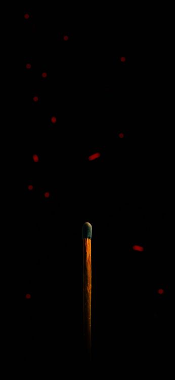 Обои темнота, газ, полночь, космос, пурпурный цвет в разрешении 1080x2340