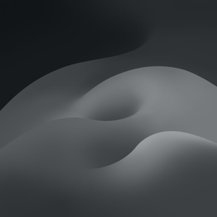 Обои темнота, серый цвет, смартфон, Эпл, свет в разрешении 2048x2048