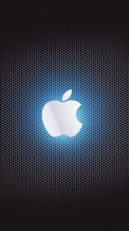 Обои apple, лого, дизайн, графика, растение в разрешении 1080x1920