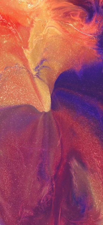 Обои Эпл, живопись, красный цвет, Оранжевый цвет, желтый в разрешении 904x1976