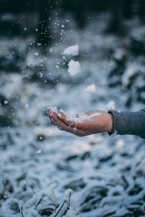 Обои зима, снег, вода, замораживание, облако в разрешении 4000x6000