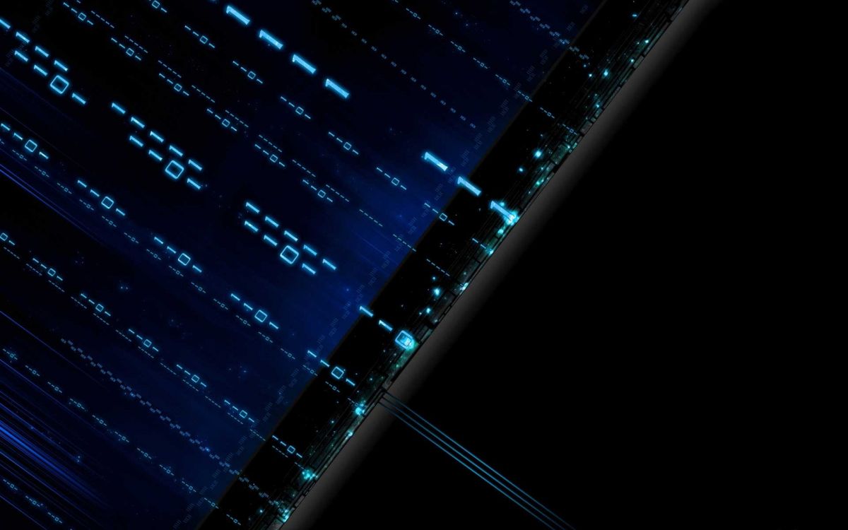 Обои свет, линия, ночь, линии, матрица в разрешении 1920x1200