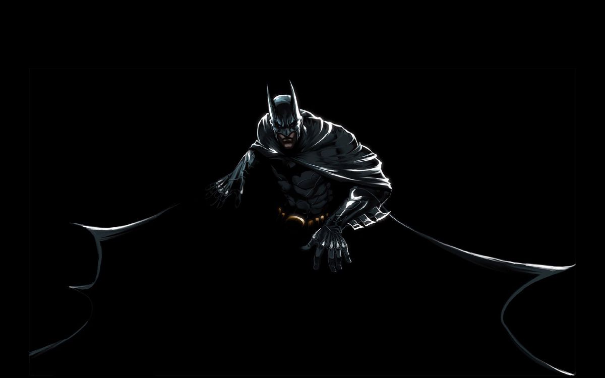 Обои Бэтмен, темнота, яблоко, холодное оружие, apple в разрешении 3840x2400