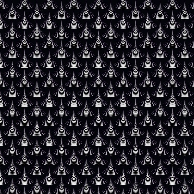 Обои узор, симметрия, дизайн, металл, монохромный в разрешении 2800x2800