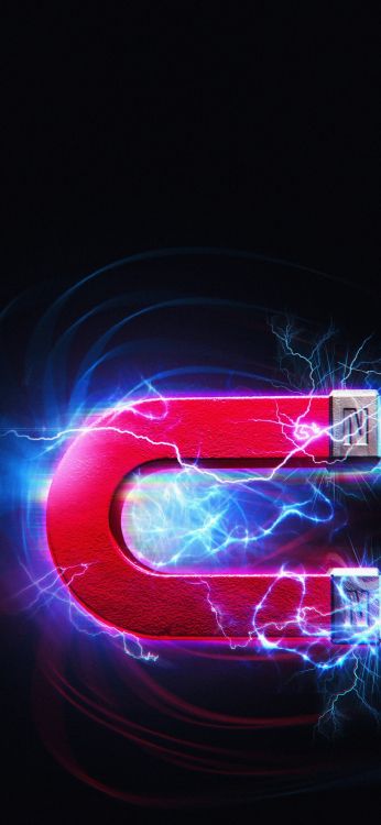 Обои магнит, вода, автомобильное освещение, пурпур, Визуальный эффект освещения в разрешении 1080x2340