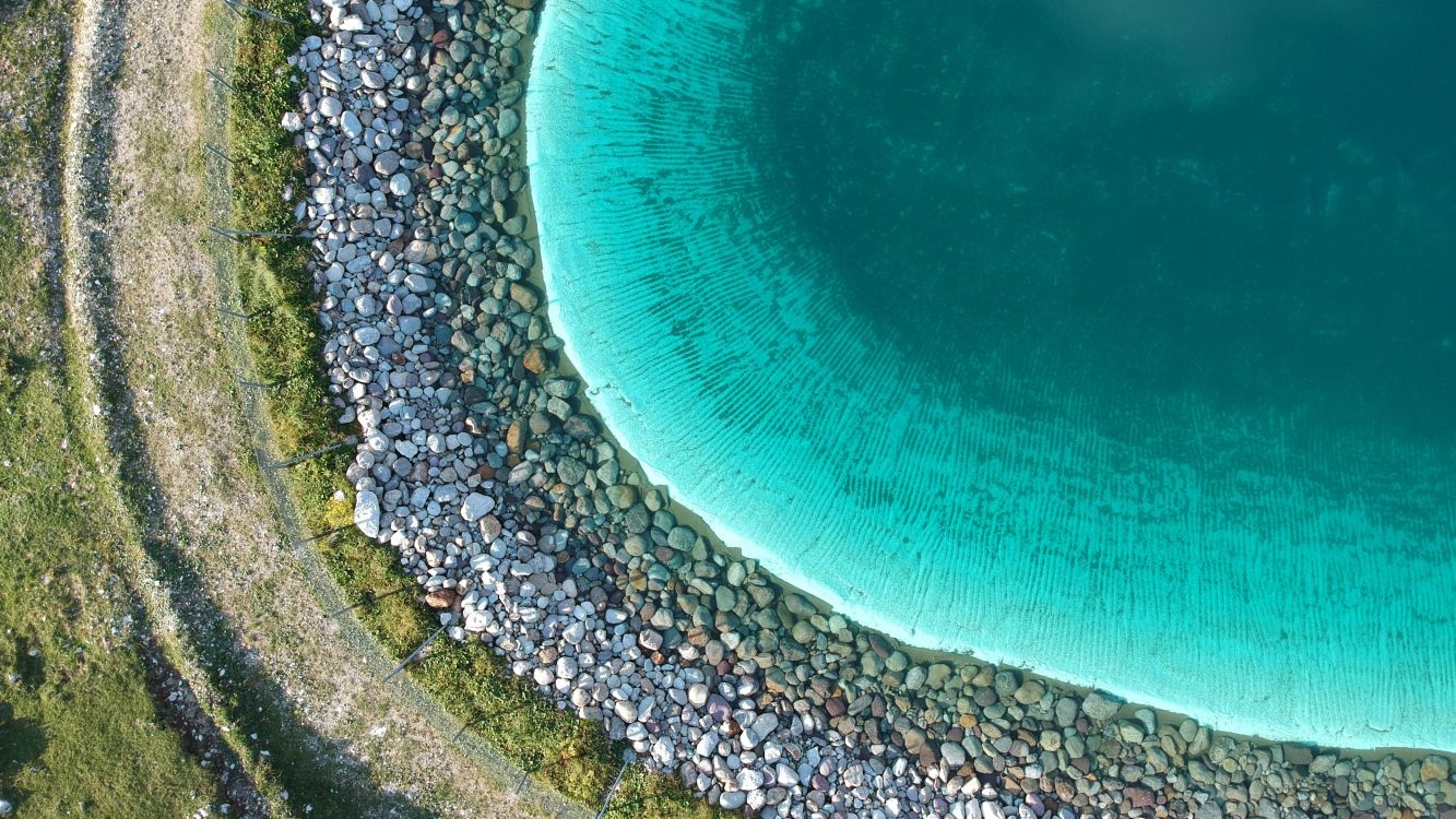 Обои вода, лазурный, окружающая среда, асфальт, пейзаж в разрешении 3840x2160