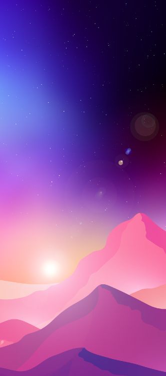 Обои атмосфера, дневное время, свет, природа, гора в разрешении 1242x2800