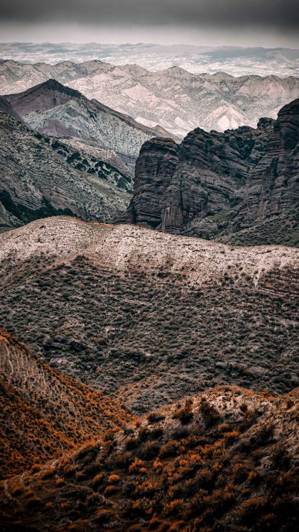 Обои облако, гора, экорегион, природный ландшафт, окружающая среда в разрешении 1692x3008