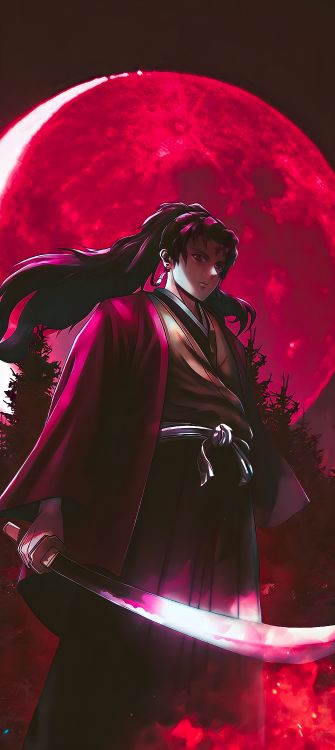 Обои убийца демонов, убийца демонов kimetsu no yaiba, Танджиро Камадо, аниме, рукав в разрешении 4320x9648