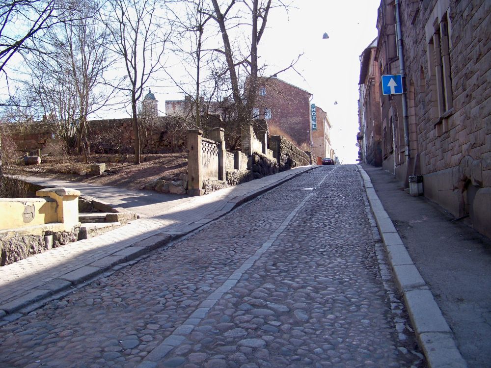 Обои переулок, асфальтобетон, дорога, улица, городок в разрешении 3000x2250