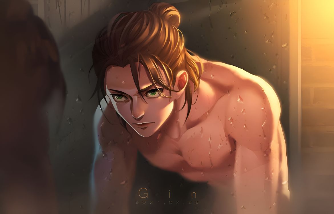 Обои голова, эрен йегер, нападение на титан, Микаса Акерман, иллюстрация в разрешении 4000x2560