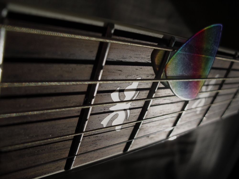 Обои гитара, лад, строка, свет, линия в разрешении 3648x2736