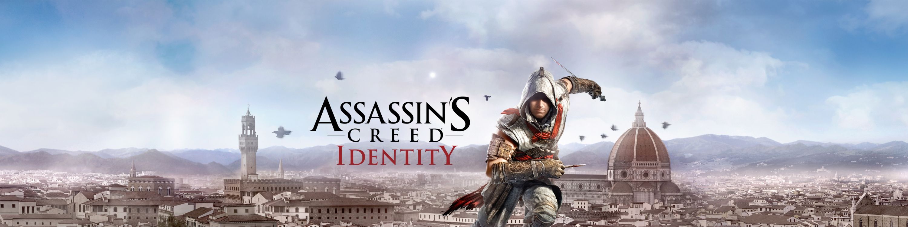Обои игра, Assassins Creed Identity, туризм, видеоигра, ios в разрешении 4320x1080