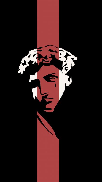 Обои трафарет, графика, рисование, графический дизайн в разрешении 1080x1920