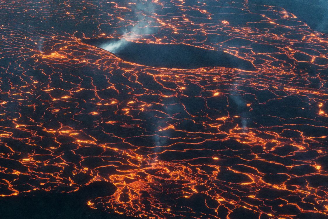 Обои земля, Холухрейн, лава, вулкан, вулканический пепел в разрешении 4365x2910