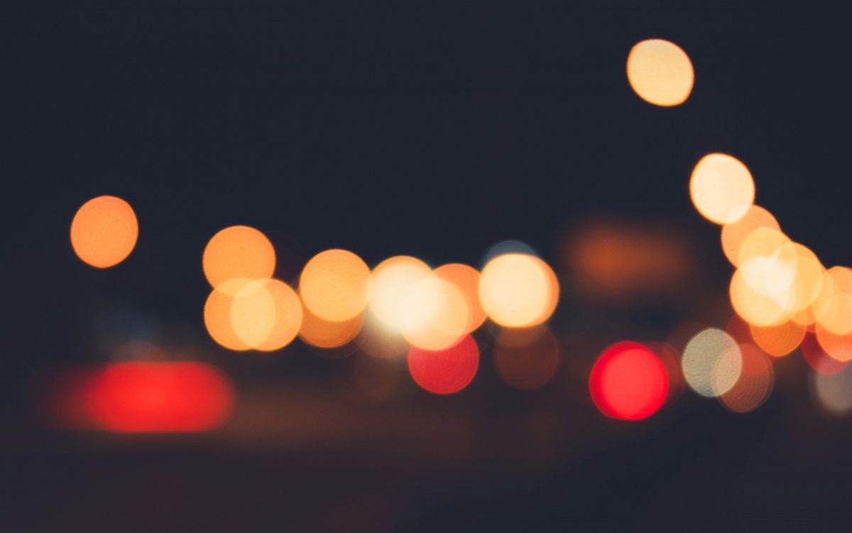 Обои освещение, свет, боке, Апельсин, ночь в разрешении 2560x1600