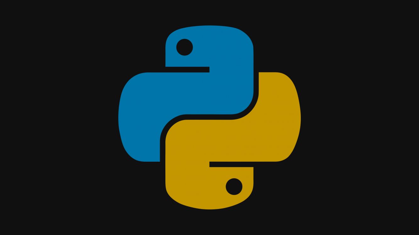 Обои программист на Python, питон, Язык программирования, стояние, исходный код в разрешении 3840x2160