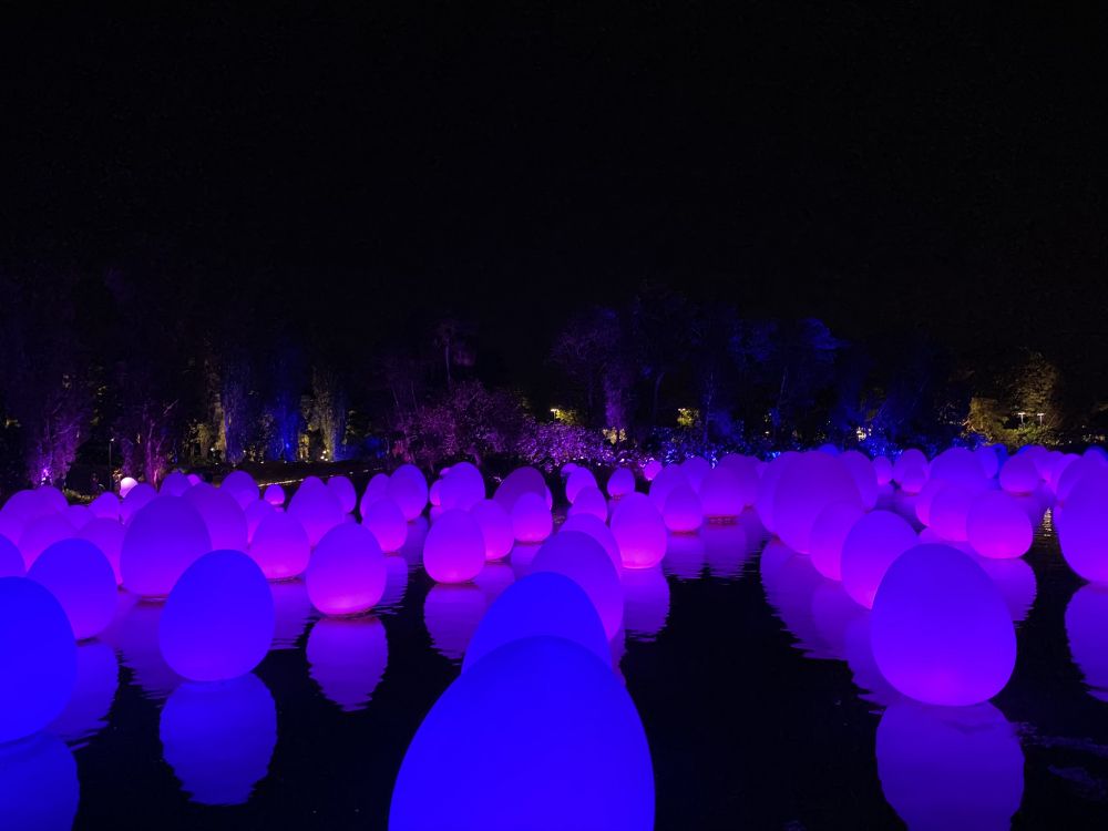 Обои Сингапур, свет, физика, ночь, пурпур в разрешении 2048x1536