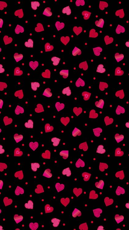 Обои сердце, розовый, материальное свойство, пурпурный цвет, прямоугольник в разрешении 1440x2560