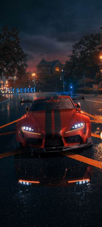 Обои легковые автомобили, спорткар, Toyota Supra, nissan skyline, суперкар в разрешении 1080x2400