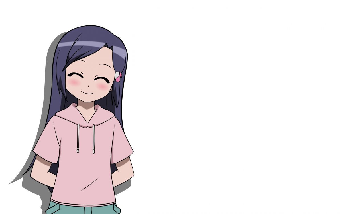 Обои лицо, аниме, ребенок, аниме счастливая, мимика в разрешении 2560x1600